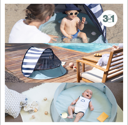 Tente de plage 3 en 1